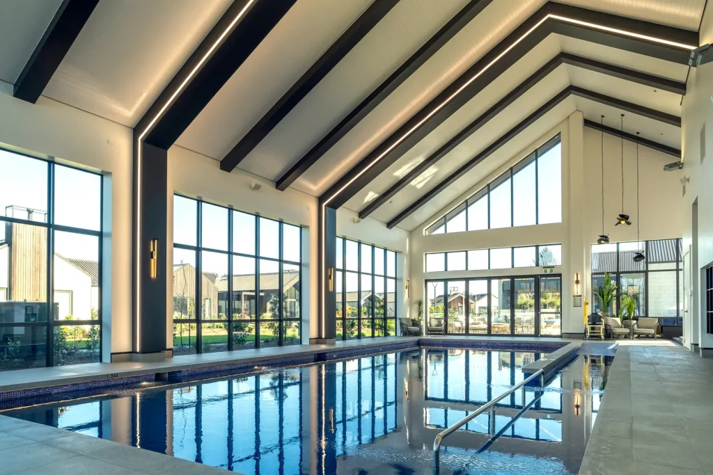 Health Spa pool facility at Tamahere Country Club