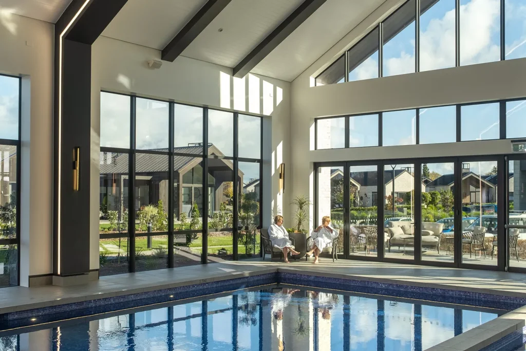 Residents enjoy the Health Spa pool at Tamahere Country Club